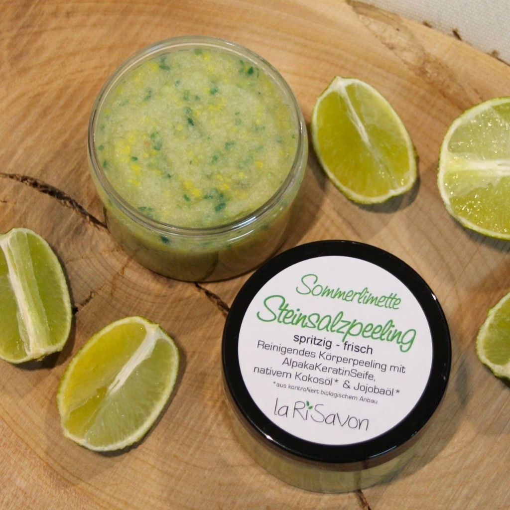 LaRiSavon Steinsalzpeeling Sommerlimette 50ml