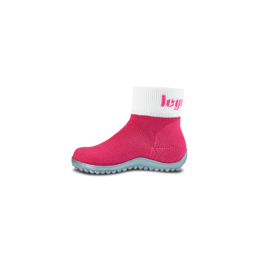 leguanito Barfußschuh für Kinder, Pink, Lauflernschuh